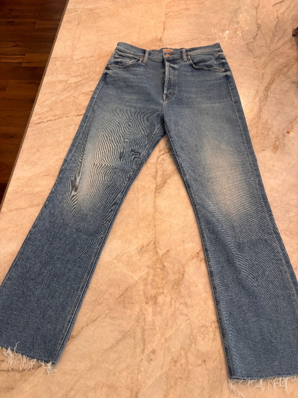 NEVER WORN Womens MOTHER The Tripper Ankle Frame in Je T'Aime wash